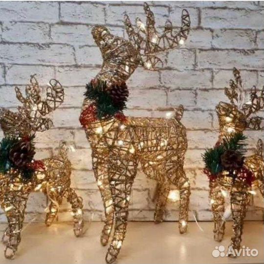 Новогодняя (светодиодная) фигура Олень