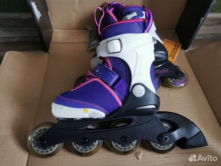 Ролики детские раздвижные K2 32-37 размер