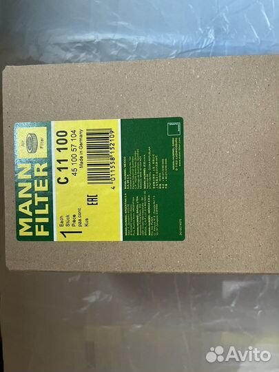 Воздушный фильтр mann-filter C 11 100