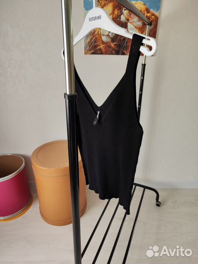 Вязаная майка