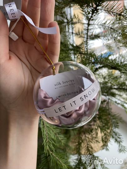 Шелковая резинка для волос