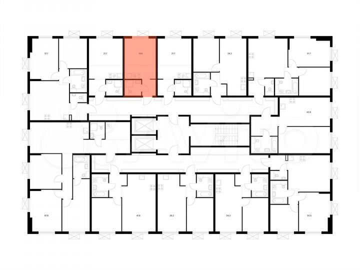 Квартира-студия, 19,9 м², 7/9 эт.