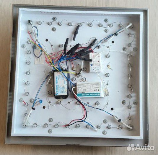 Люстра потолочная 1617-5-CR-LED