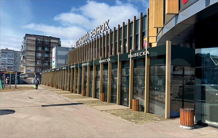 Торговая площадь от 20 м²