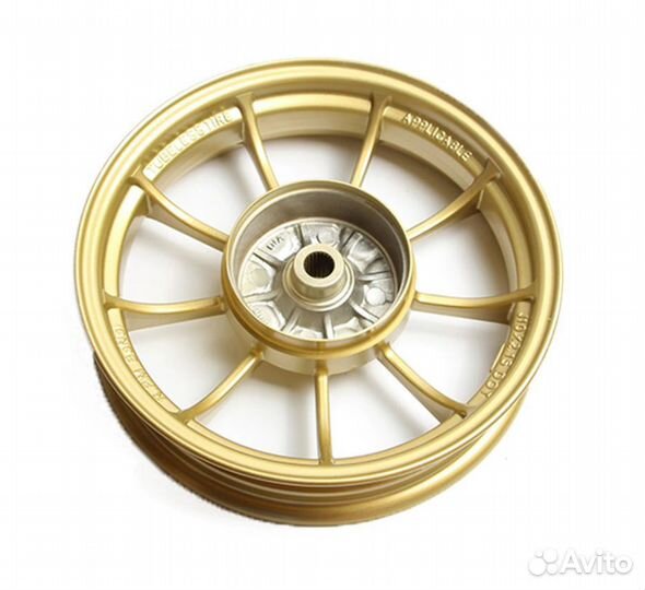 Литые диски к-т Honda Dio 27/34 бар. торм. золото