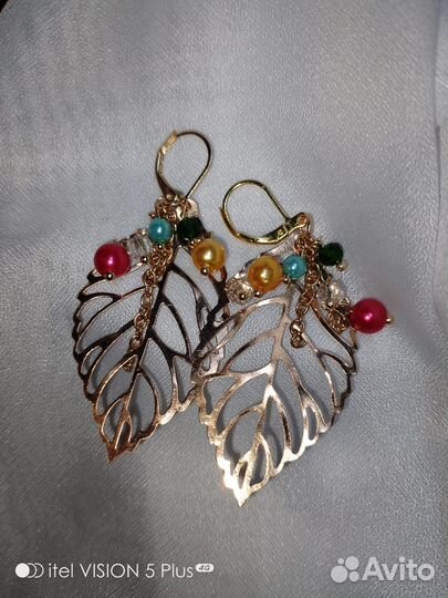 Серьги бижутерия