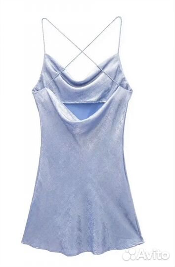 Платье мини в бельевом стиле