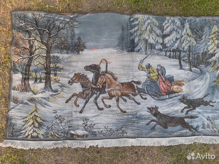 Ковёр шерстяной винтаж