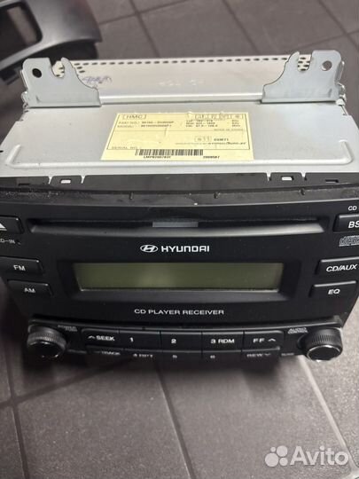 Магнитола штатная на hyundai elantra