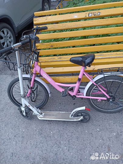 Велосипед + самокат 6000