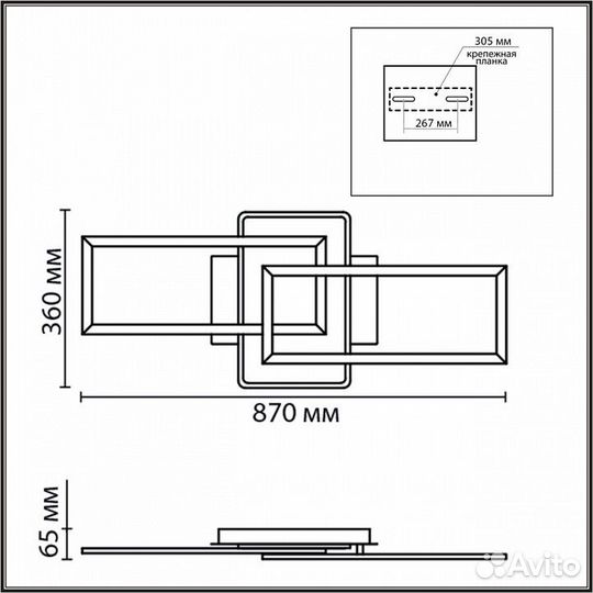 Накладной светильник Lumion Goldy 8021/90CL