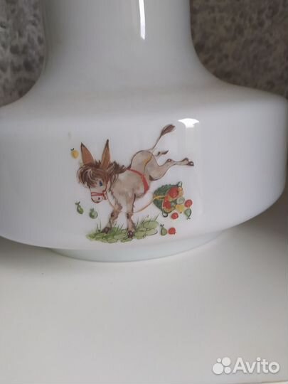 Люстра СССР с детским рисунком