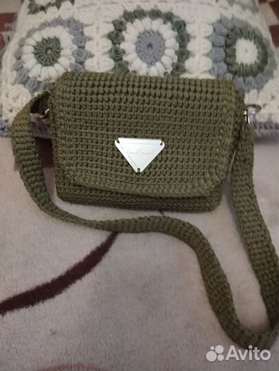 Вязаная крючком сумка