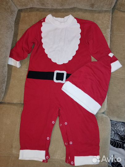 Костюм новогодний дед мороз на 2 года