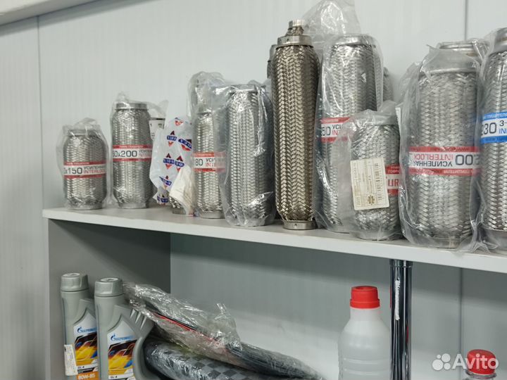 Замена гофры глушителя