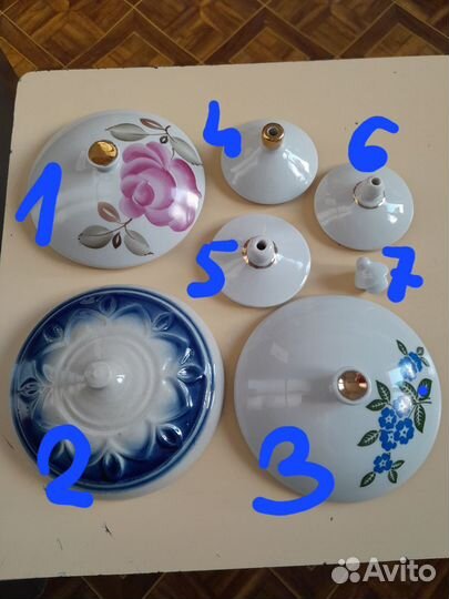 Крышка фарфор СССР