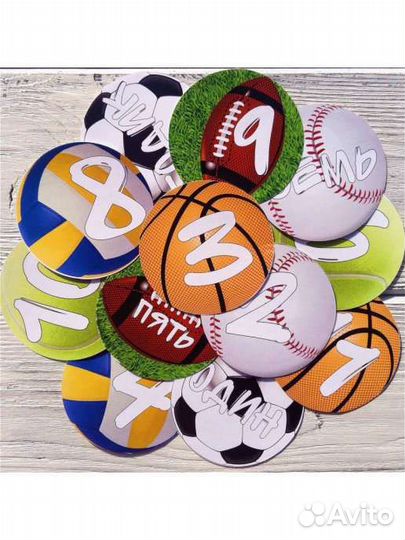 Карточки по месяцам для фото ребенка