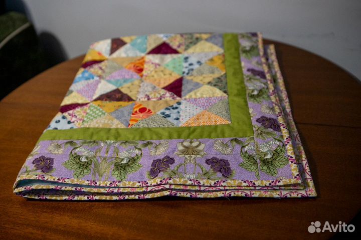 Одеяло ручной работы (пэчворк)