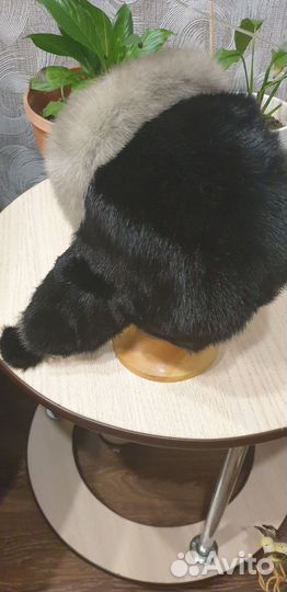 Шапка зимняя норковая женская