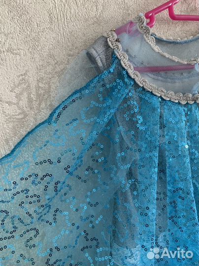 Платье Эльзы 128 рост