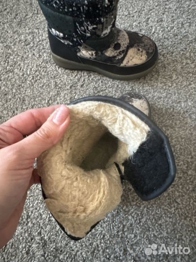 Сапоги зимние детские 27 бу