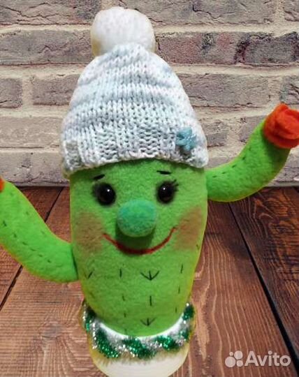 Кактус ручной работы