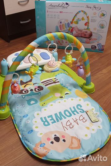 Развивающий коврик Amarobaby с пультом и проектор