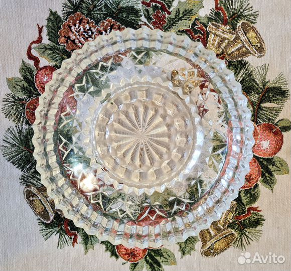 Салатница хрусталь