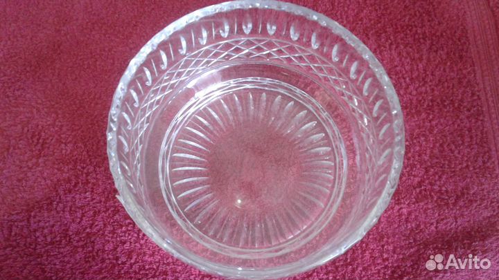 Хрустальная ваза для фруктов