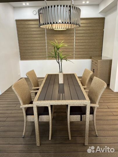 Плетеная садовая мебель