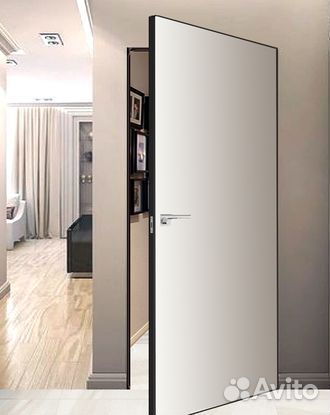 Скрытые межкомнатные двери под покраску