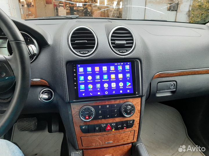 Android магнитола Mercedes ML / GL 164, есть Teyes