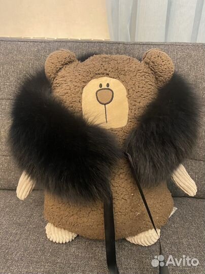 Меховой воротник писец