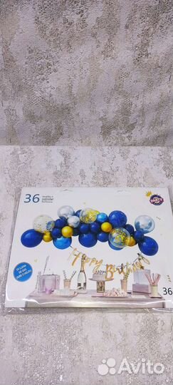 Набор ко дню рождения воздушных шаров