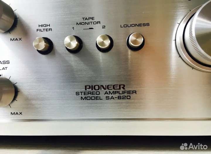 Японский винтажный усилитель Pioneer SA 620
