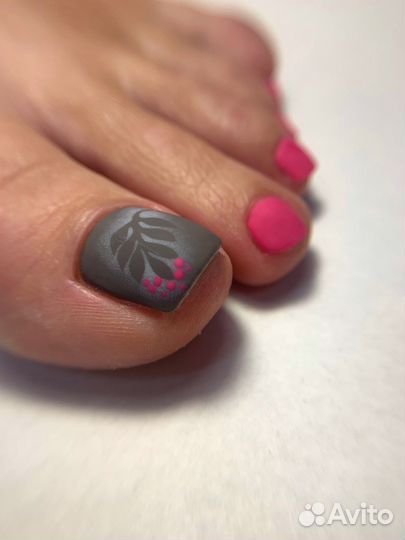 Маникюр гель-лак педикюр