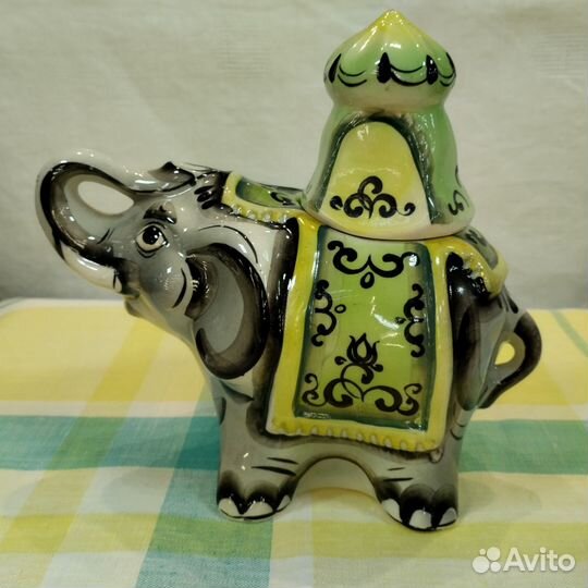 Чайницы слоны фарфор керамика
