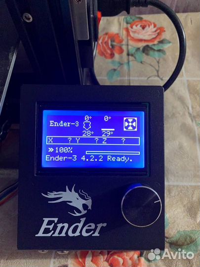 3D принтер Ender 3 + 2 катушки пластика PED