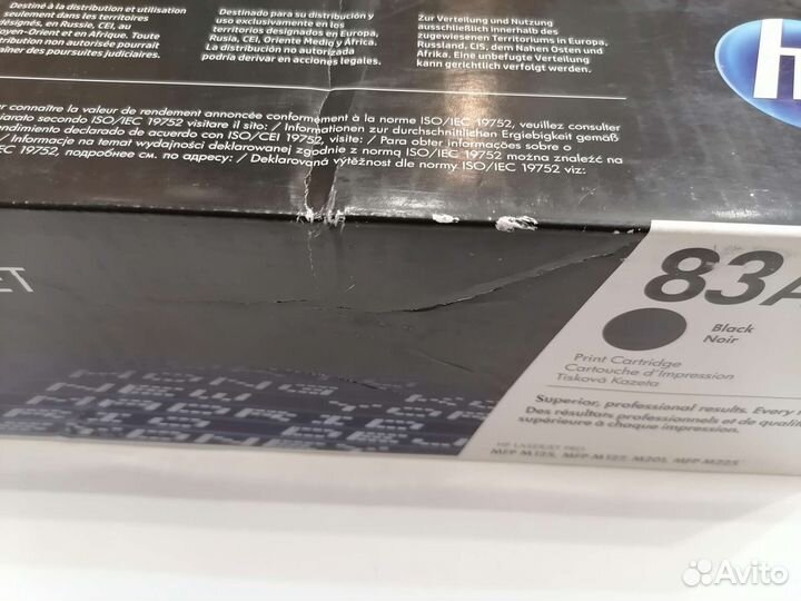 HP CF283A (дата 2018 г) в наличии 1 шт