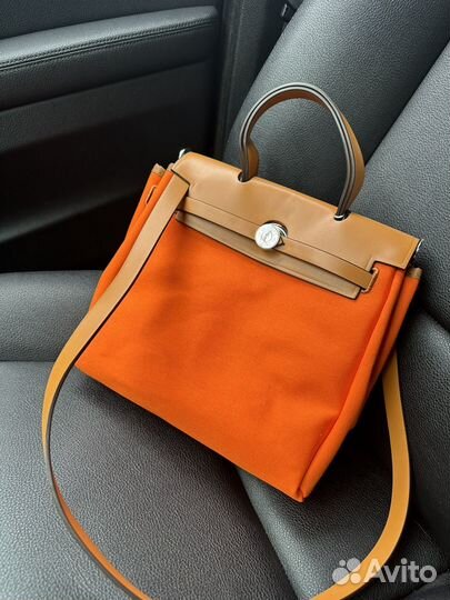 Сумка текстильная hermes