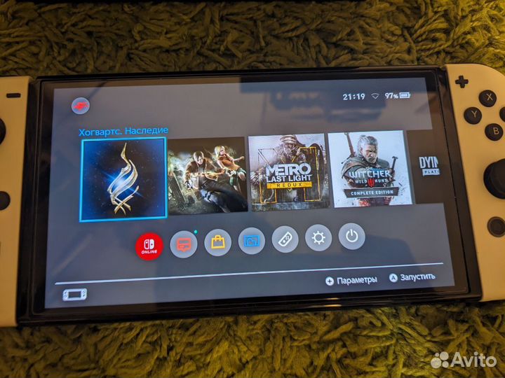 Oled прошитый 1tb nintendo switch полный комплект