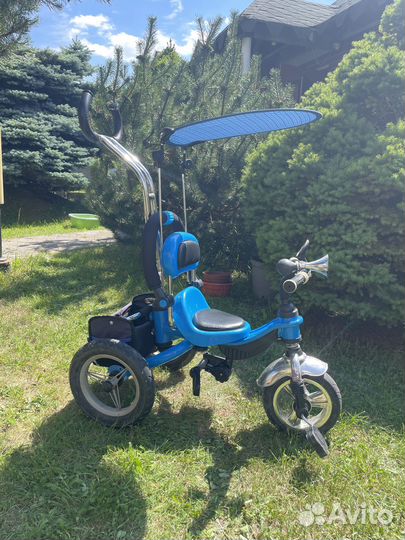 3х колесный велосипед с ручкой