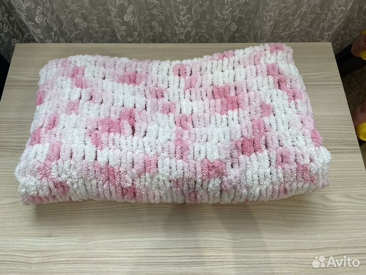 Детское одеяло вязаное ручная работа