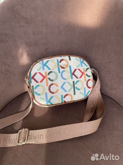 Сумка женская Calvin Klein Logo Crossbody White ор