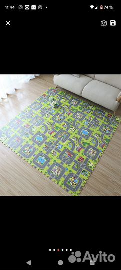 Коврик пазл с рисунком - дорога