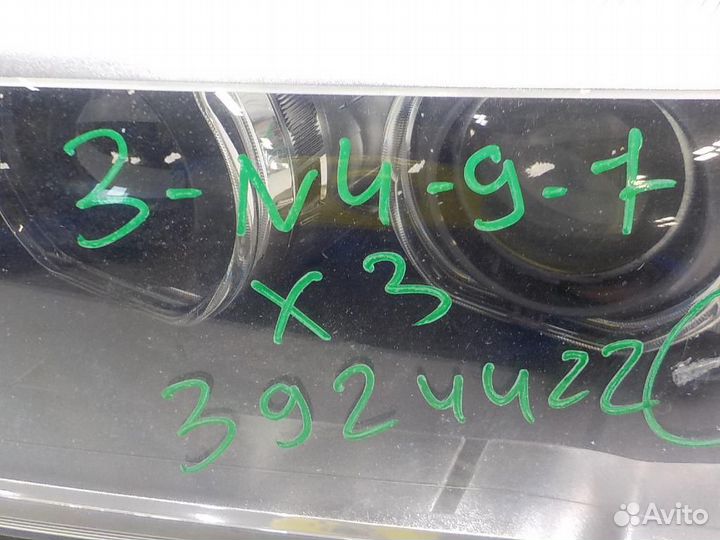 Фара левая BMW X3