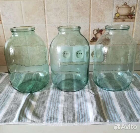 Стеклянные банки 3-х литровые