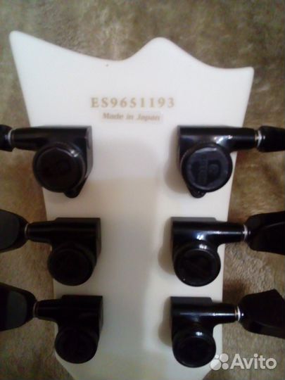 Электрогитара ESP E-II eclipse Snow White Satin