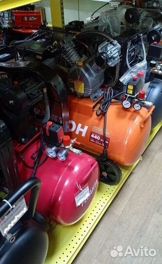 Компрессор Ресанта 100 л 400 л/м масляный
