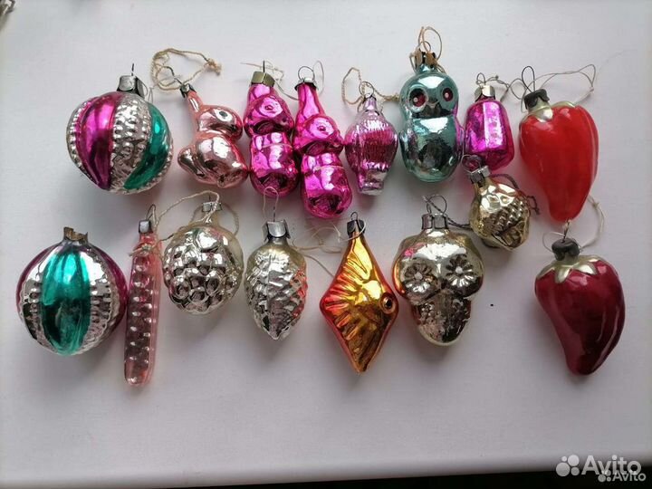 Елочные игрушки СССР